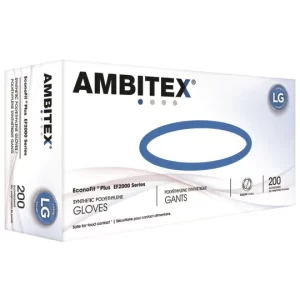 Ambitex® EconoFit Plus Synthetic Polyethylene Gloves, 2000/cs