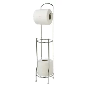 Chrome Plated Steel Bath Tissue Organizer