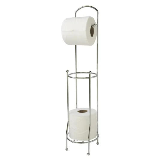Chrome Plated Steel Bath Tissue Organizer