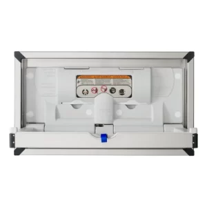 Foundations® Baby Changing Table, Horizontal Recessed, Stainless Steel Clad