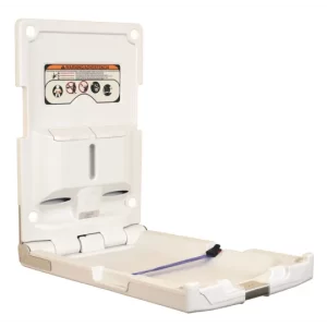Foundations® Baby Changing Table, Polyethylene, Vertical Surface Mount