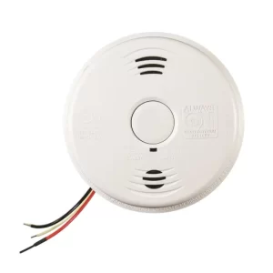 Kidde Hardwired Combination Smoke & Carbon Monoxide Alarm with 10 Year Sealed Lithium Backup Battery