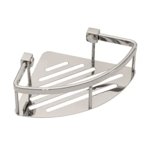 WINGITS® CONTOUR 8" Corner Shower Basket, Polished Finish