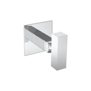 WINGITS® INFINITE Squared Single Robe Hook, Stainless Steel, Polished Finish