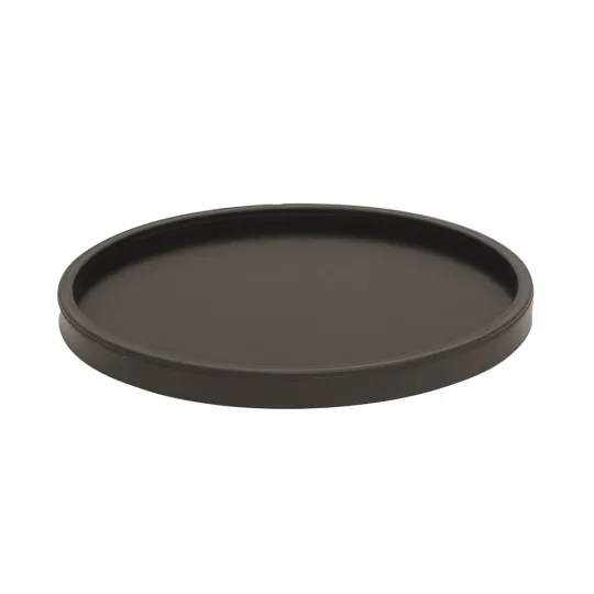 14in Round Leatherette Tray