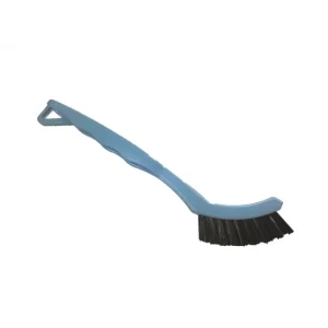 8.5 Inch Nylon Fill Grout Brush, Curved Handle