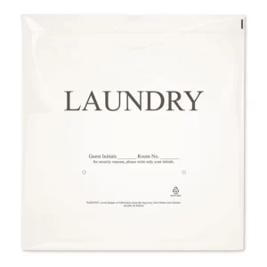 Bio-Enhanced Degradable Laundry Bag with Draw Tape