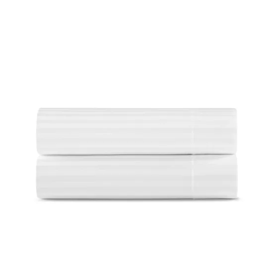 Cotton Flat Sheet, Woven Stripe