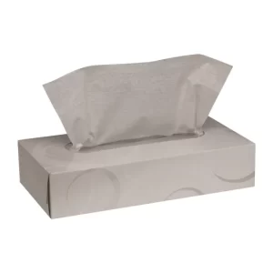 Facial Tissue, Flat Box, 2-ply, 100 Sheets/Box