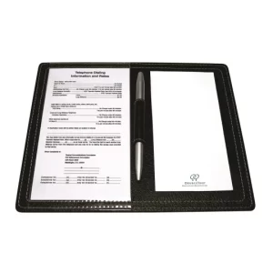 Faux Leather Notepad Holder
