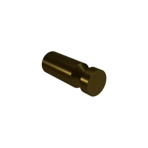 Single Button Coat Hook, Stainless Steel, Antique Bronze Finish