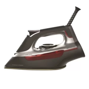 Titanium Plate Iron, Black and Red