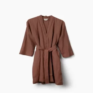 Linen Robe, Large/X-large 51" L