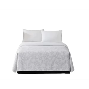 Coverlet, 100% Polyester, Full XL, 84x95, White