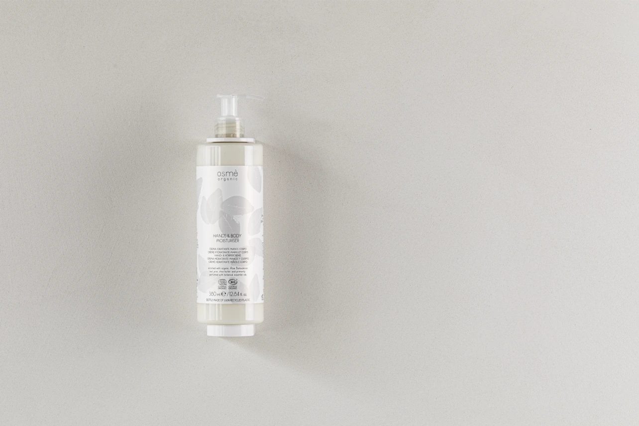 Osmè Hands & Body Moisturiser Refillable Bottle - Organic Certified (380 ml) - 18Pack - Image 3