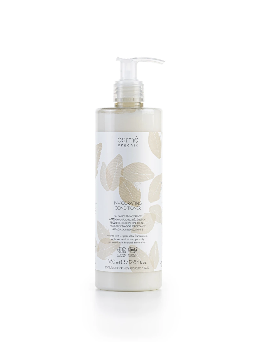 Osmè Invigorating Conditioner With Locked Pump - Organic Certified (380 ml) - 18Pack