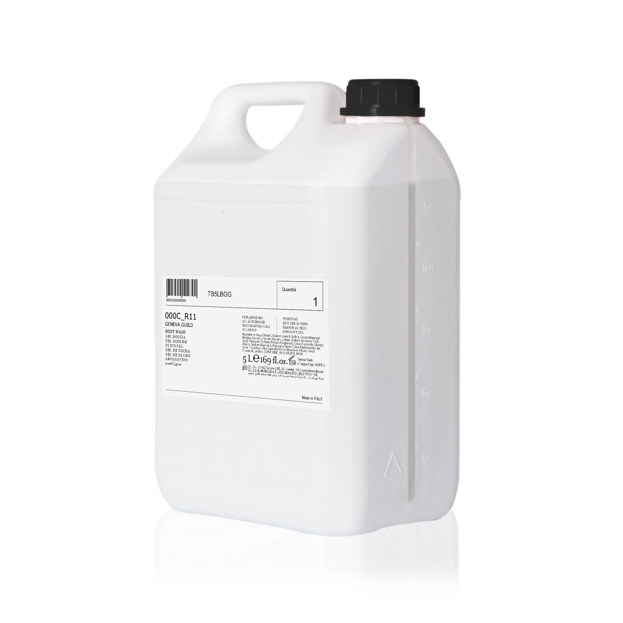 Geneva Guild Body Wash Tank (169 Fluid Ounce) - 2Pack